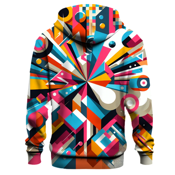 Vintage Pop Art Explosion Hoodie