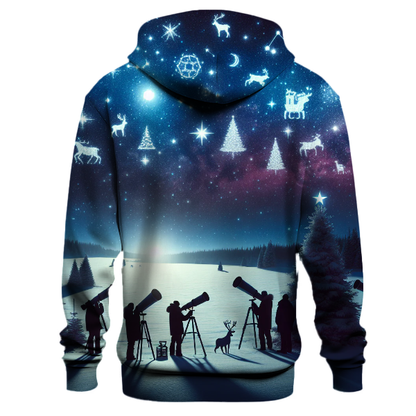 Winter Stargazing Fantasy Hoodie