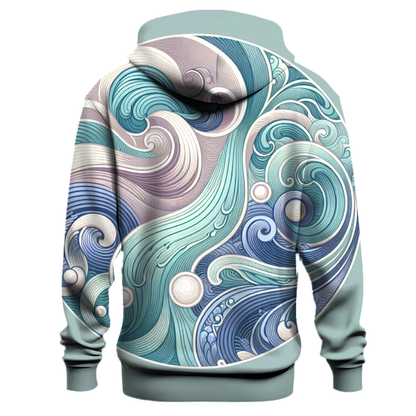 Dreamy Aqua Vortex Hoodie