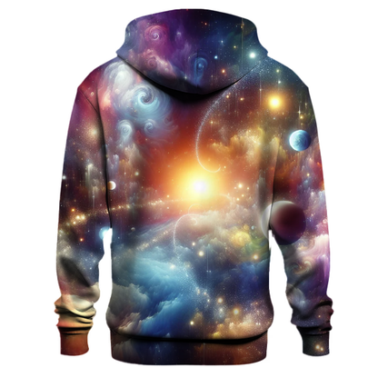 Vivid Cosmic Journey Hoodie