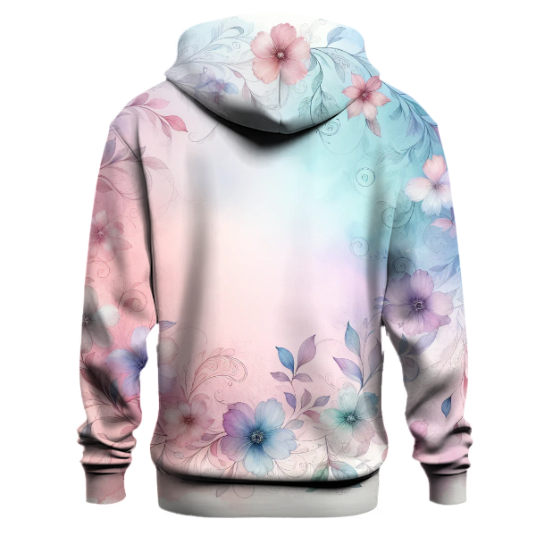 Pastel Watercolor Bloom Hoodie