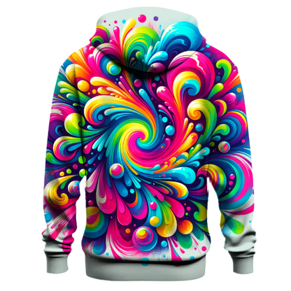 Funky Color Splash Hoodie