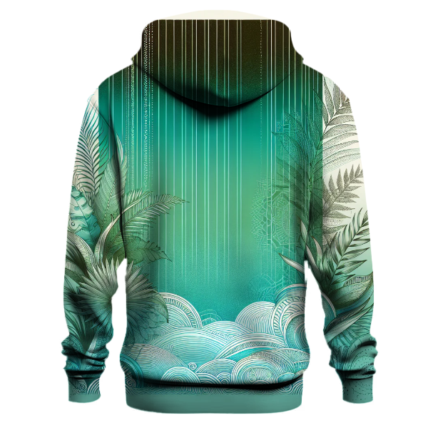 Emerald Oasis Gradient Hoodie