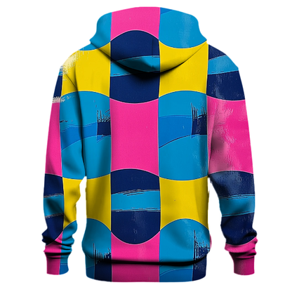 Funky Checkered Charm Hoodie