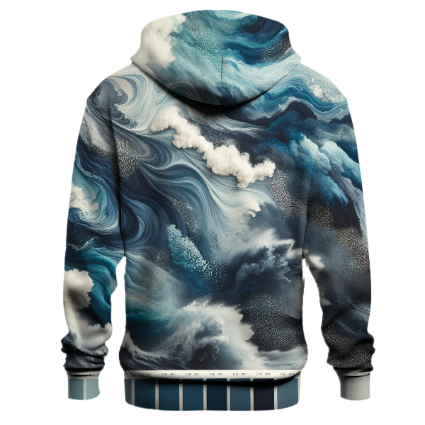 Sapphire Wave Symphony Hoodie Hoodie Designs