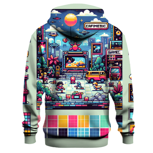 Vintage Game Art Hoodie