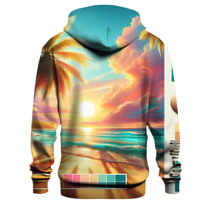 Tropical Island Paradise Hoodie