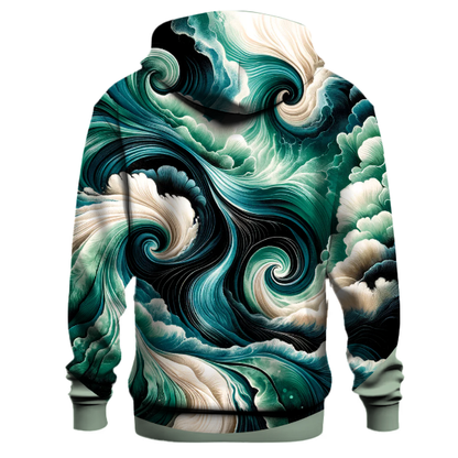 Mystic Emerald Tides Hoodie