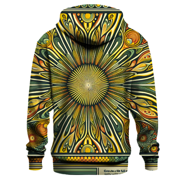 Sunburst Kaleidoscope Delight Hoodie