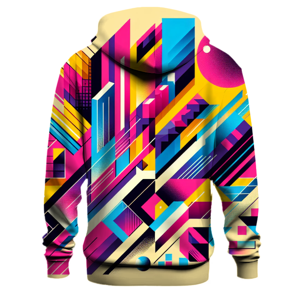 Vibrant 80s Aesthetic Hoodie