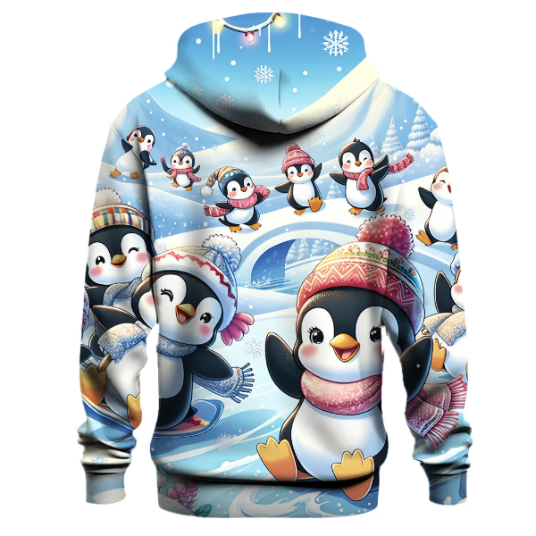 Jolly Penguin Winter Parade Hoodie