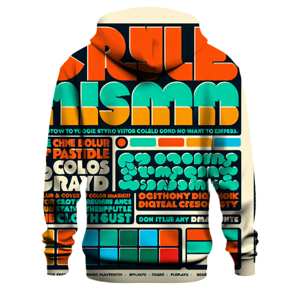 Bold Retro Typography Hoodie