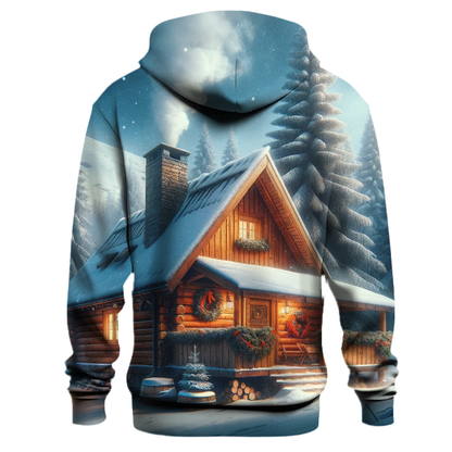 Snowy Cabin Getaway Hoodie