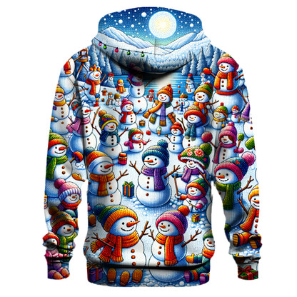 Whimsical Snowman Festival Hoodie