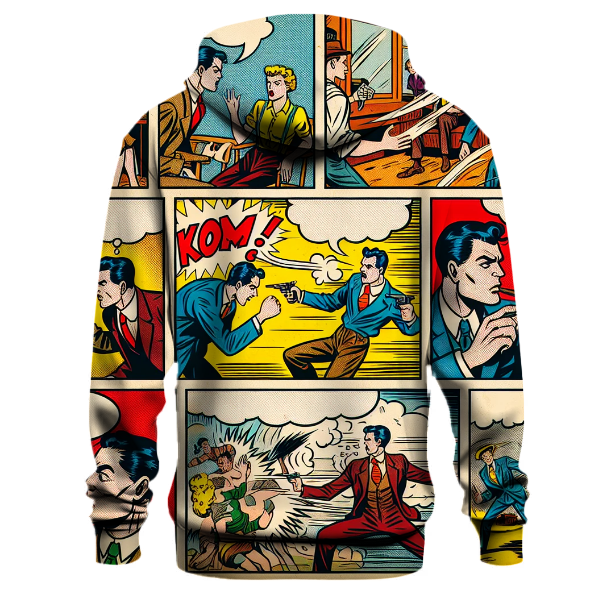 Vintage Comic Strip Hoodie