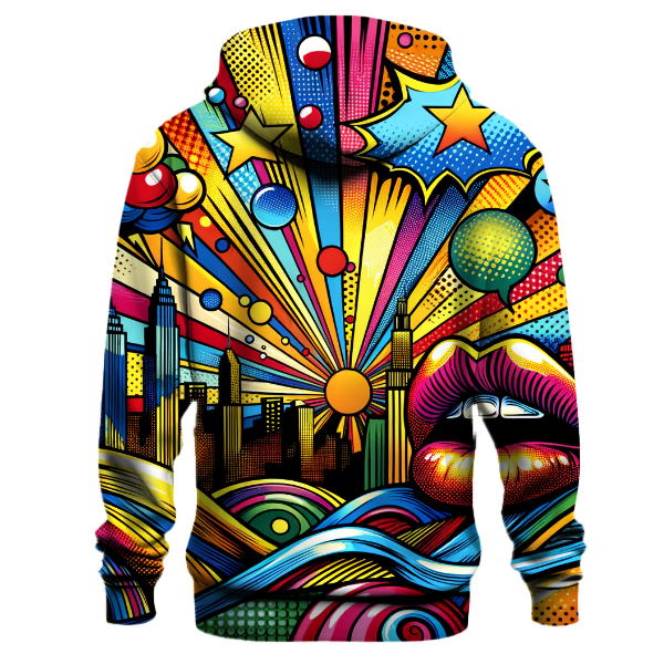 Funky Pop Art Explosion Hoodie