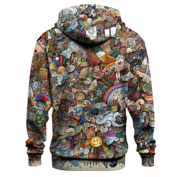 Doodle Art Explosion Hoodie