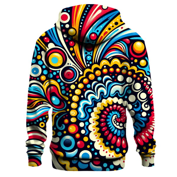 Rainbow Ripple Effect Hoodie