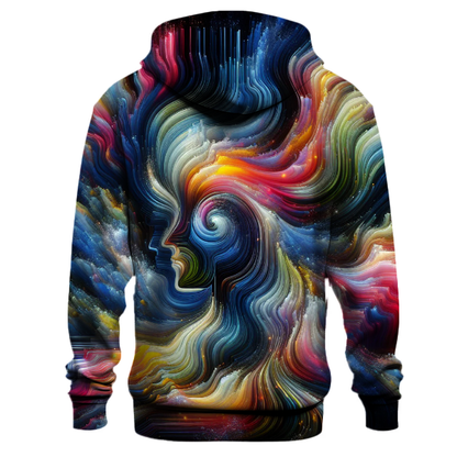 Digital Neon Oasis Design Hoodie Custom Hoodies