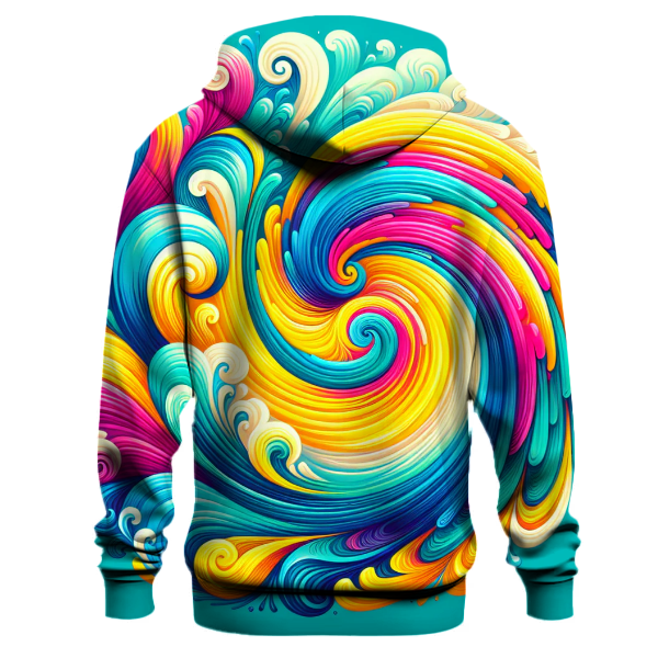 Tropical Paradise Tie-dye Design Hoodie