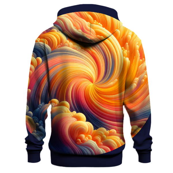 Tropical Sunset Tie-dye Design Hoodie