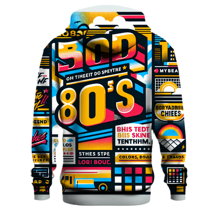 Stylish 80s Vibe Hoodie