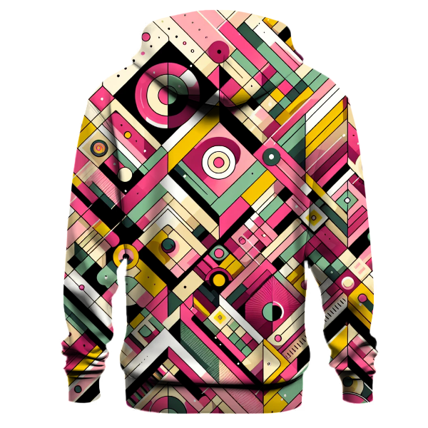 Vibrant Geometric Flora Hoodie