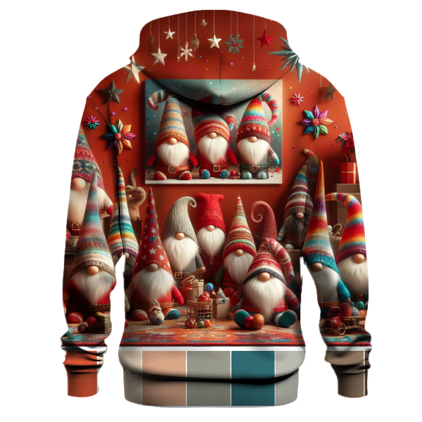 Whimsical Holiday Gnomes Hoodie