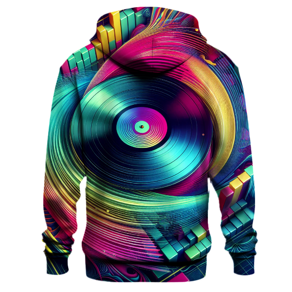 Vibrant Vinyl Vibes Hoodie