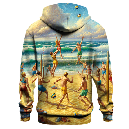 Volleyball Beach Vibes Hoodie