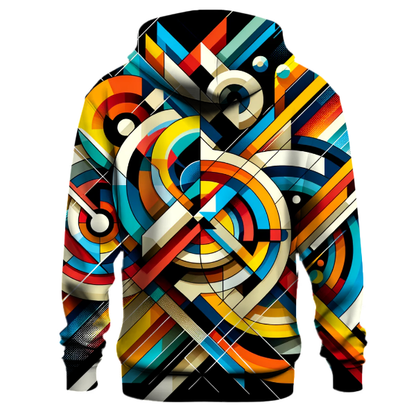 Abstract Geometric Hoodie