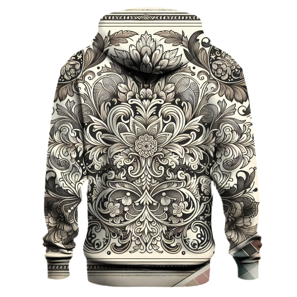 Elegant Vintage Lace Hoodie