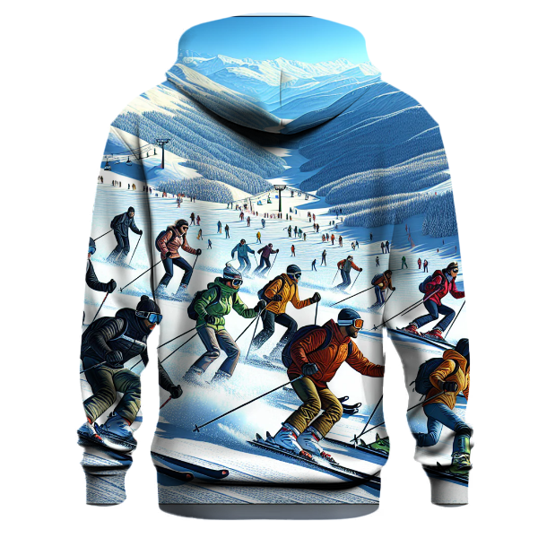 Skiing Spectacle Hoodie