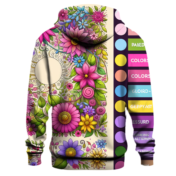 Vibrant Flower Child Aesthetic Hoodie