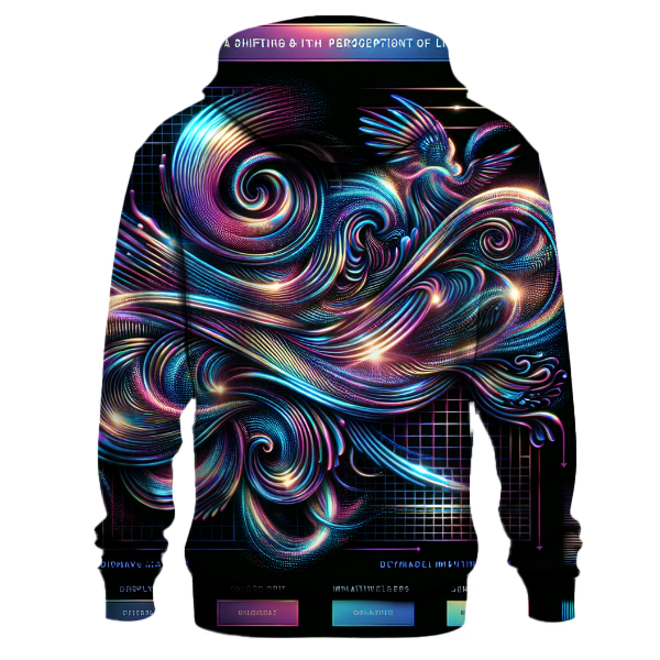 Holographic Dream Design Hoodie Lightweight Hoodies