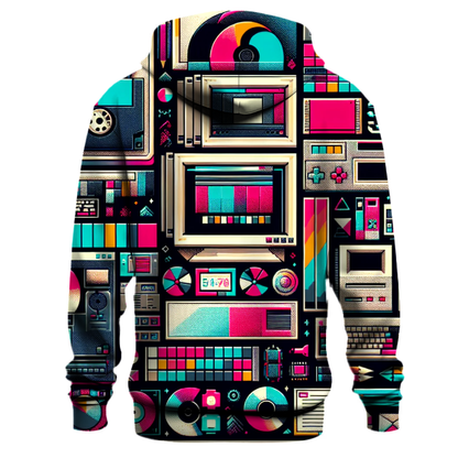 Digital Retro Tech Hoodie