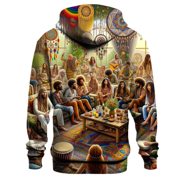 Bohemian Holiday Gathering Hoodie