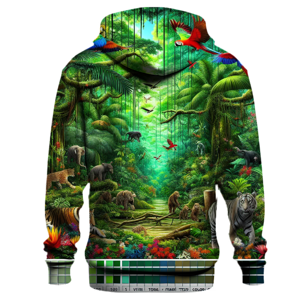 Vivid Jungle Adventure Hoodie