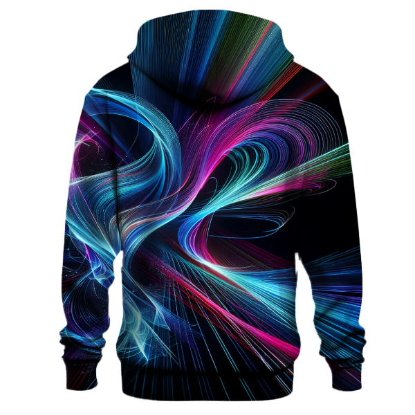 Dynamic Laser Lines Hoodie