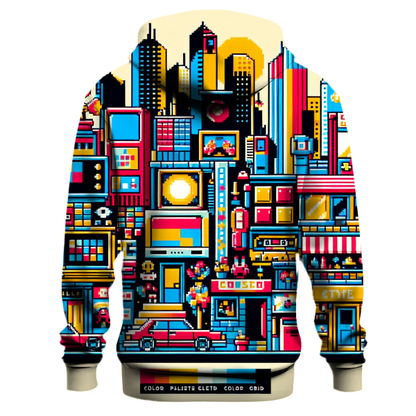 Vintage Video Game Craze Hoodie Lightweight Hoodies