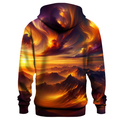 Majestic Mountain Sunset Hoodie