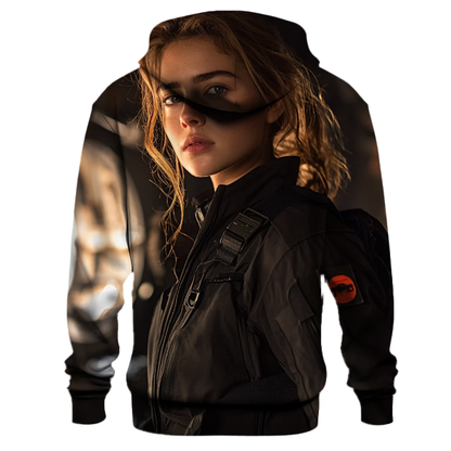 Florence Pugh: Unyielding Resolve of the New Black Widow Hoodie