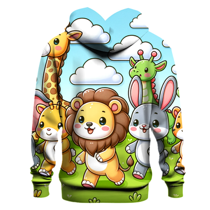 Cute Animal Parade Hoodie