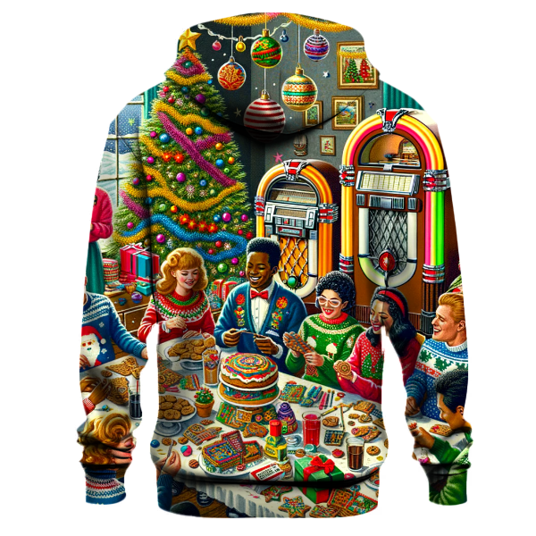 Retro Christmas Celebration Hoodie