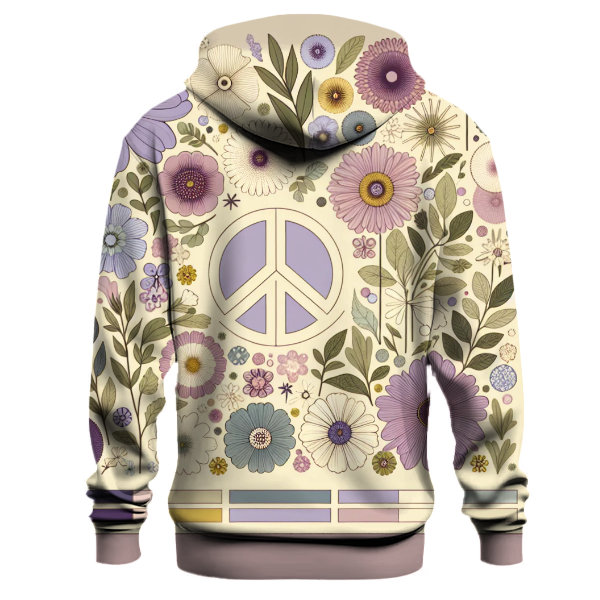 Floral Peace Garden Hoodie