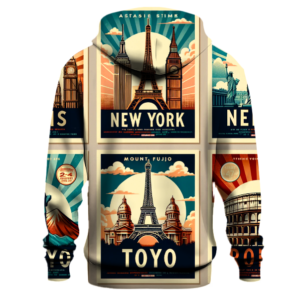 Vintage Travel Posters Hoodie