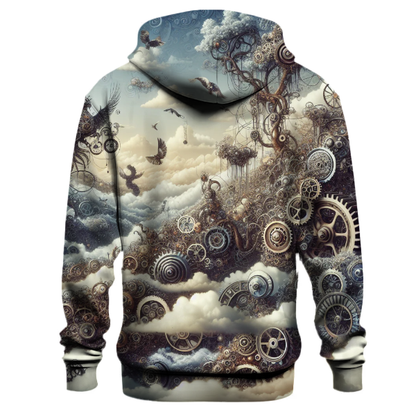 Whimsical Clockwork Wonderland Hoodie