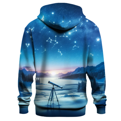 Winter Stargazing Magic Hoodie