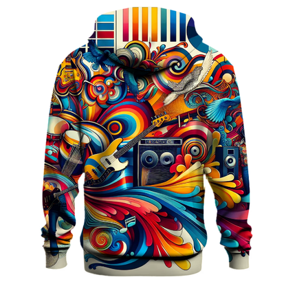 Vibrant Groove Art Hoodie