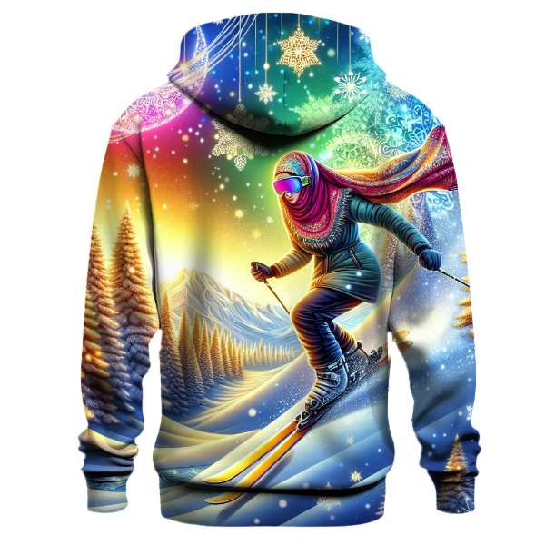 Skiing Through a Winter Wonderland Hoodie